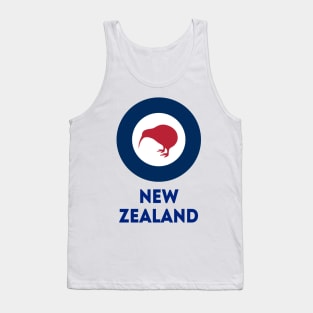 New Zealand Military Roundel, RNZAF, Royal New Zealand Air Force. Tank Top